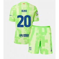 Barcelona Dani Olmo #20 Tretí Detský futbalový dres 2024-25 Krátky Rukáv (+ trenírky)